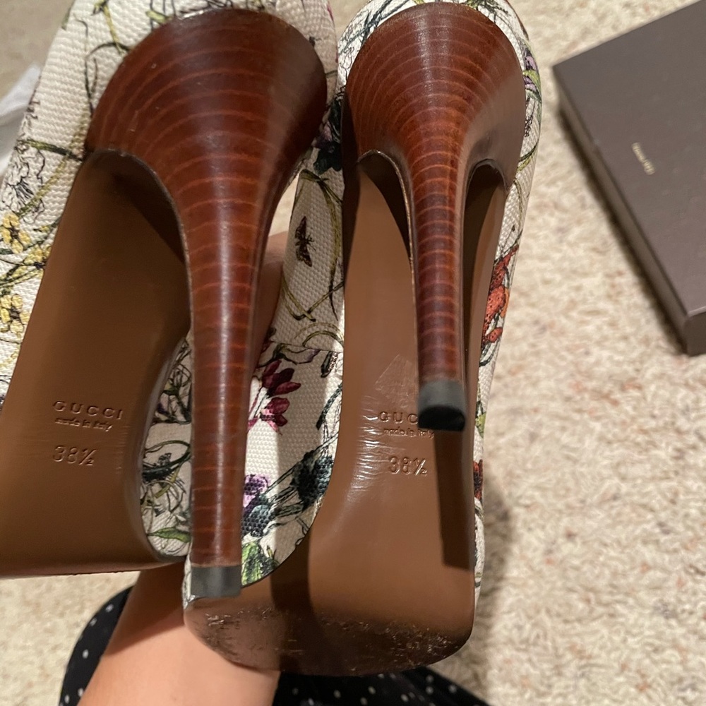 Gucci canvas floral m. In small/n char - Picture 6 of 11